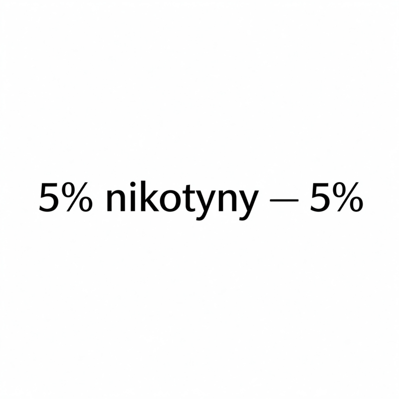5% nikotyny — 5%