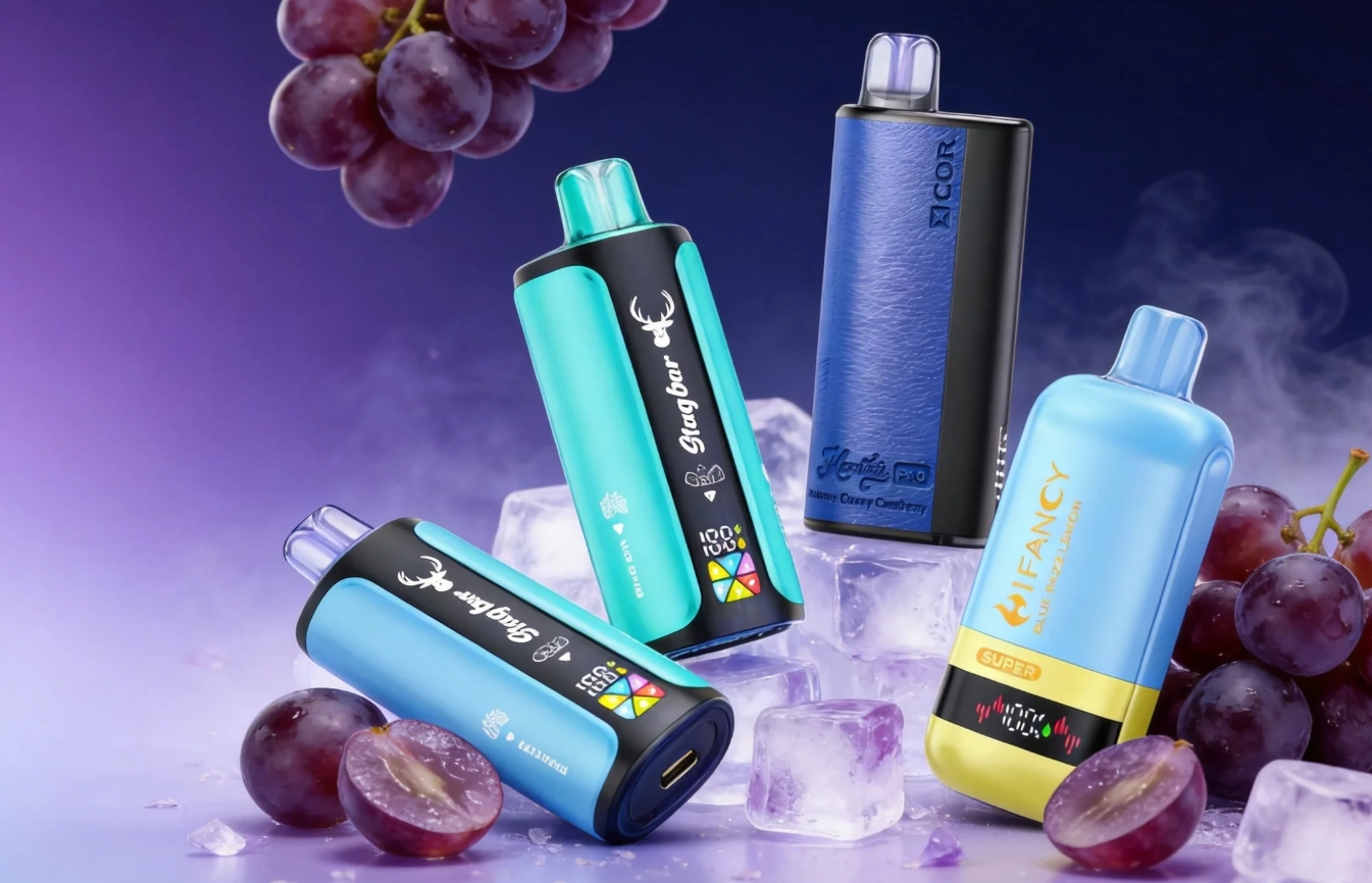 jednorázové e cigarety s hroznovou příchutí – přehled modelů